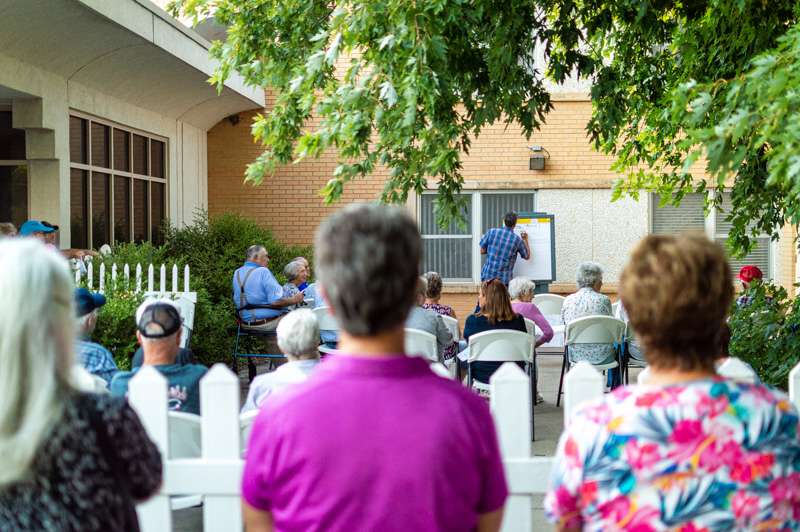 Jeff Pfeifer hosted a community meeting to discuss potential uses of the facility earlier this year. One of the most popular ideas was to use the building and grounds for a recreation center.&nbsp;