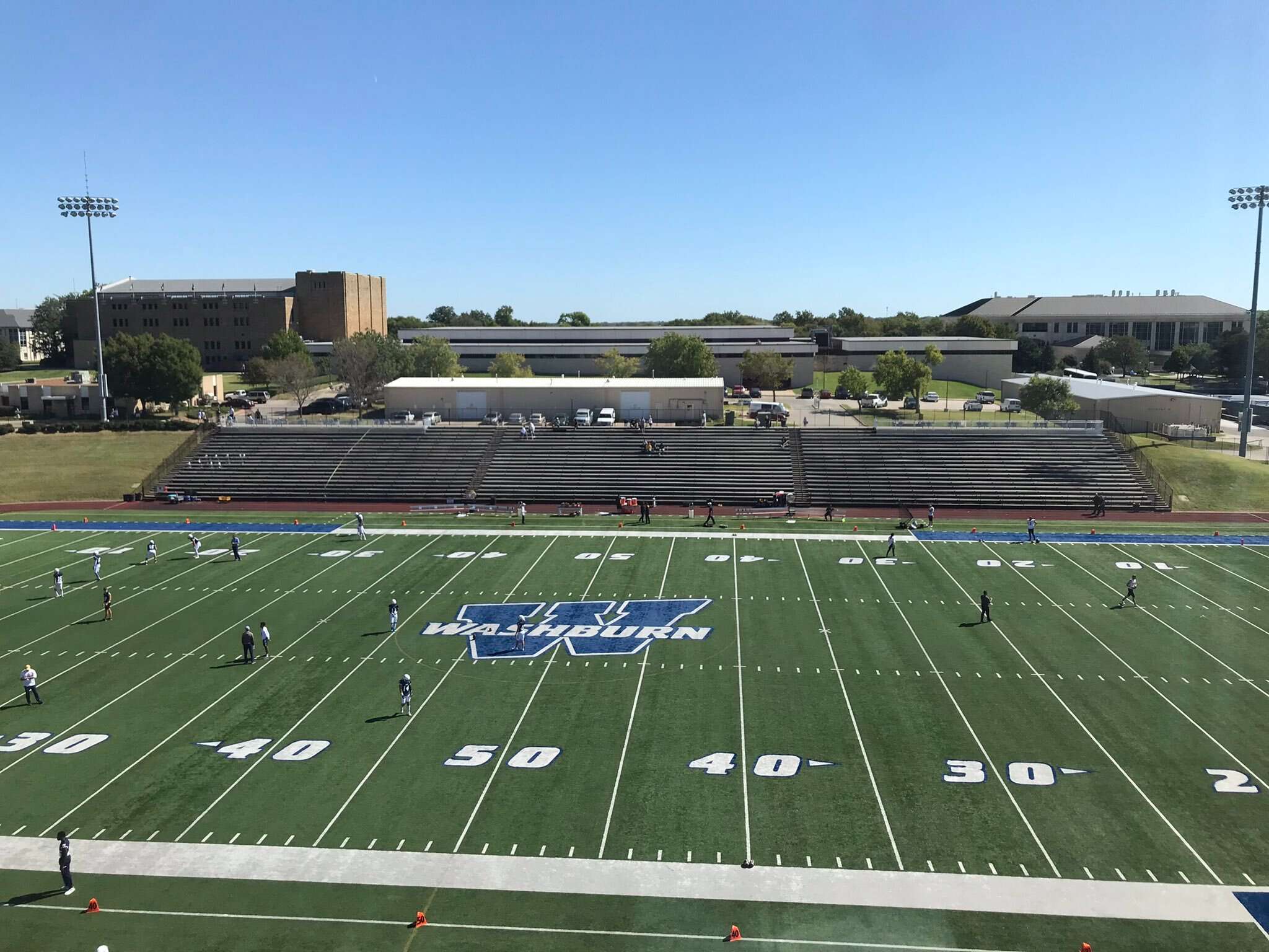 Yager Stadium, the site of Saturday's game between Missouri Western and Washburn.