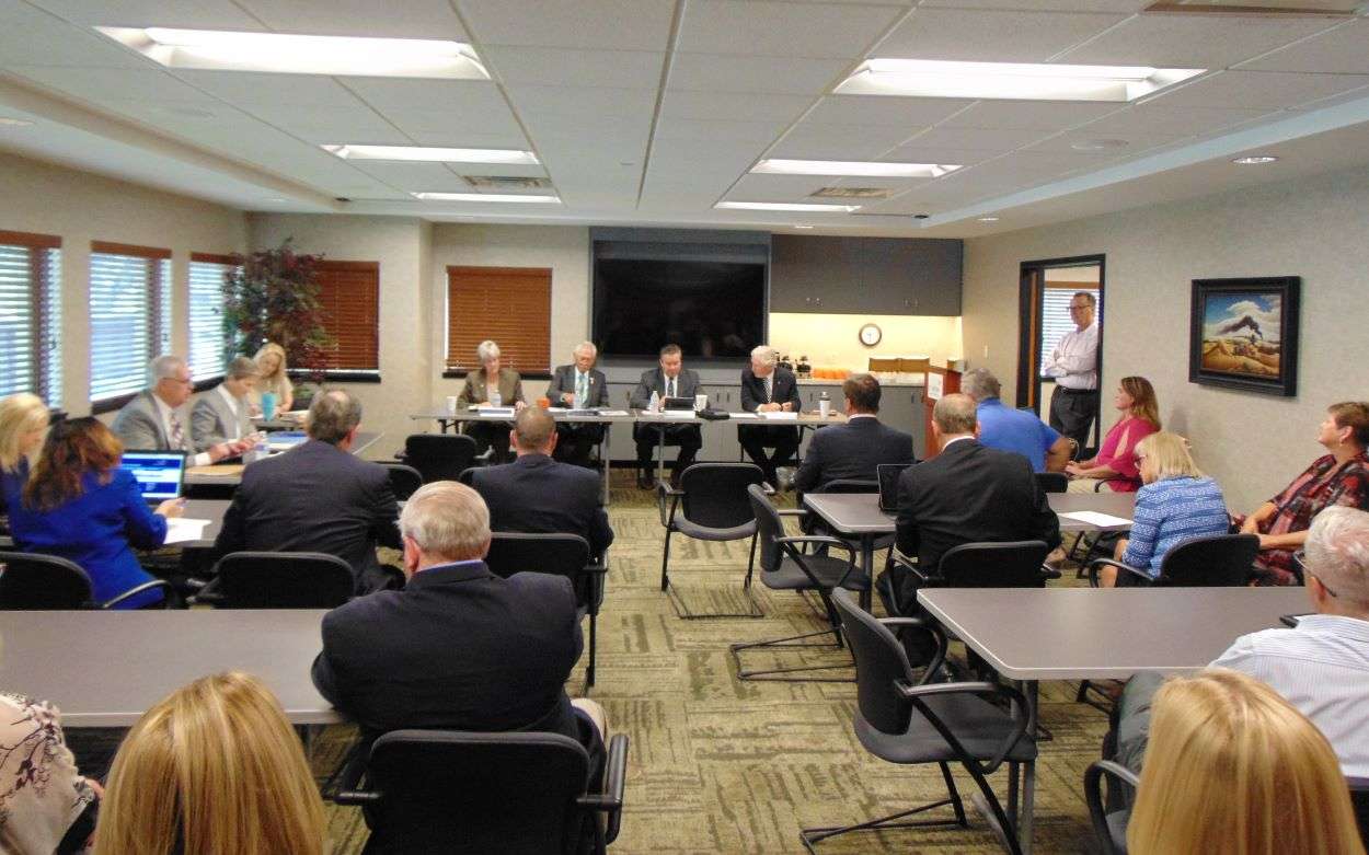 The Missouri Gaming Commission meets at the St. Joseph Chamber of Commerce/Photo by Brent Martin