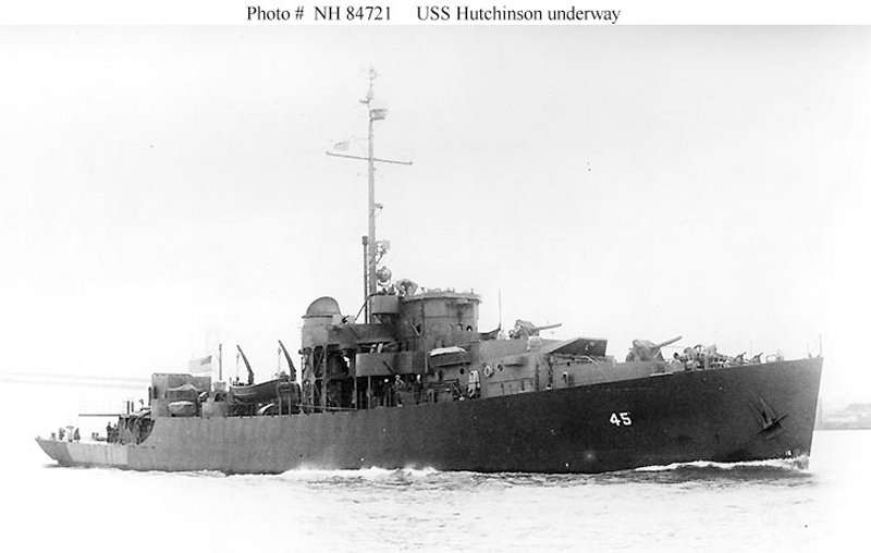 USS Hutchinson PF-45.