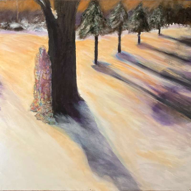 <b>Mike Hartung's 'Blanket in Woods' is one of the works in the inaugural exhibition in the&nbsp;Smoky Valley Arts &amp; Folklife Center's new location. </b>Image courtesy&nbsp;Smoky Valley Arts &amp; Folklife Center