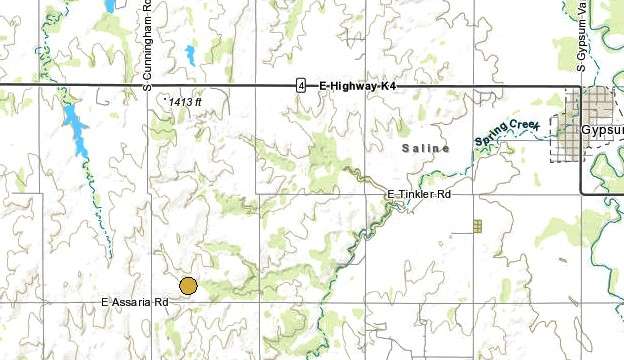 <b>The 4:22 a.m. Friday, 2.2 magnitude quake.</b>