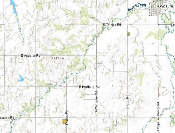 <b>The 5:50 a.m. Tuesday, 2.0 magnitude quake.</b>