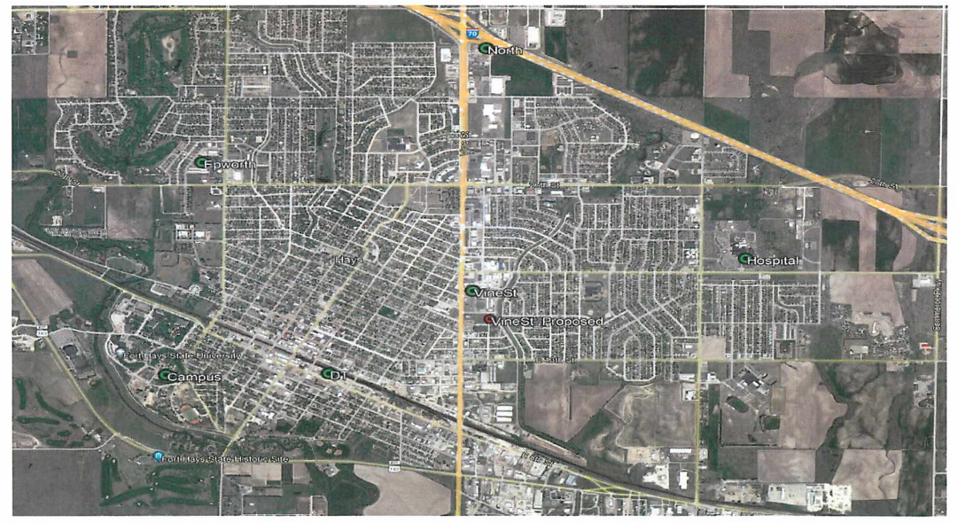 Nex-Tech Wireless currently operates six cell tower sites in Hays. 