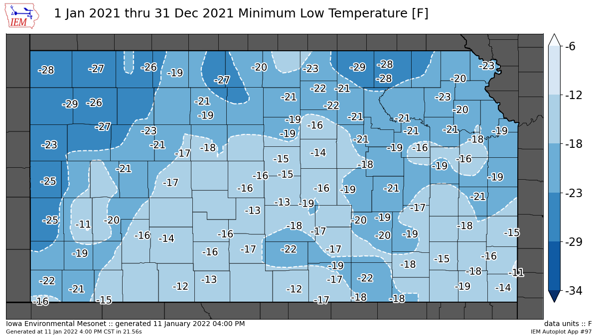 National Weather Service Salina warmer, drier in 2021