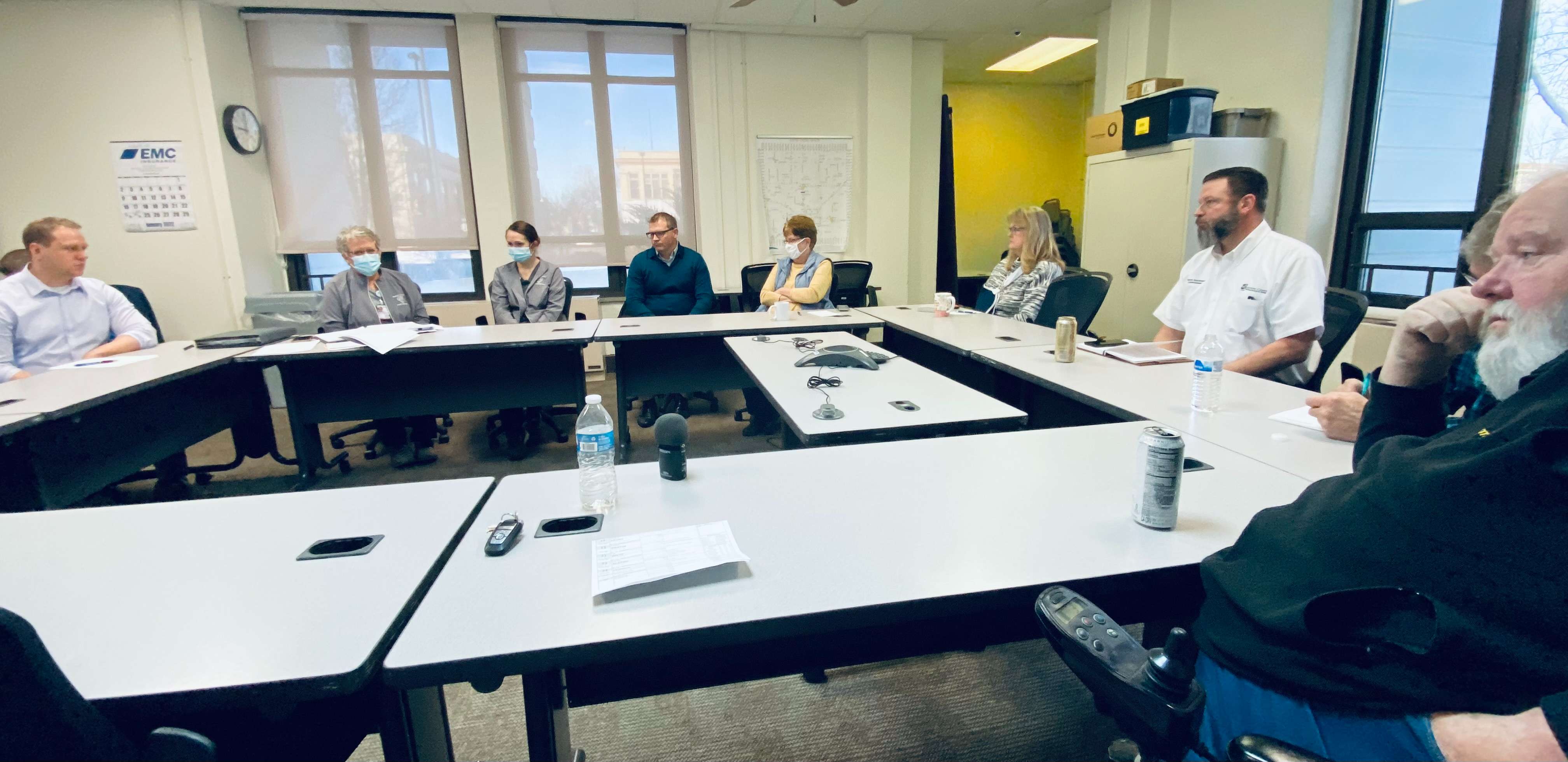 The Barton County Board of Health heard from county health director Karen Winkelman on Wednesday, Jan. 12, 2022.