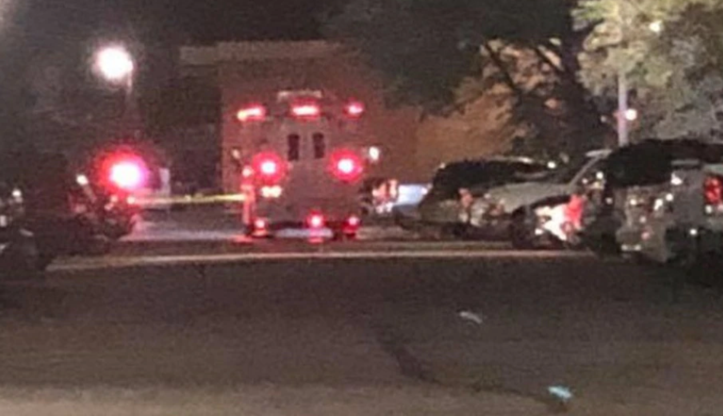 First responders on the scene of the fatal 2019 shooting photo courtesy WIBW-TV