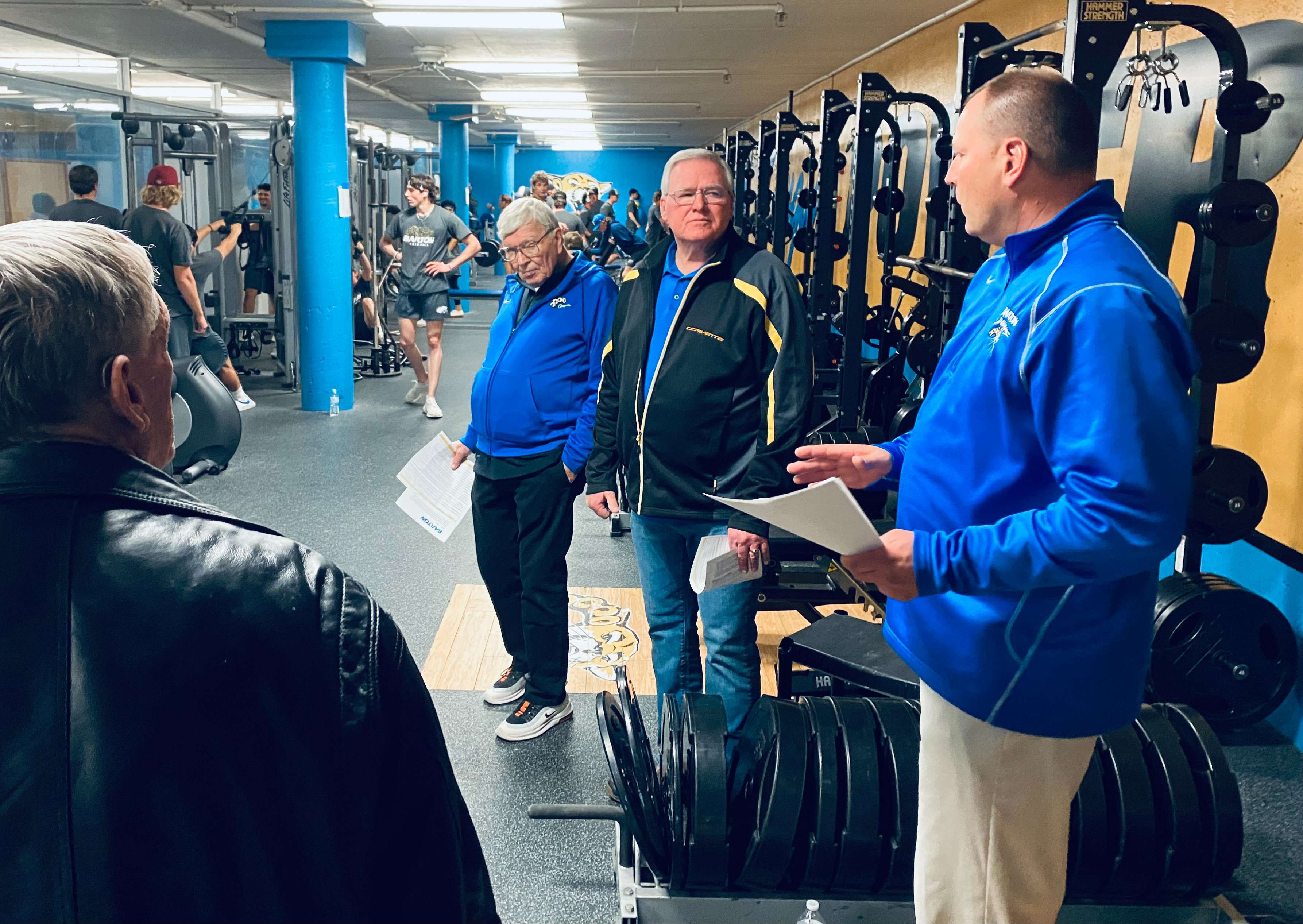 Barton Community College Board of Trustees received a tour of some of the sports facilities on campus Jan. 11.