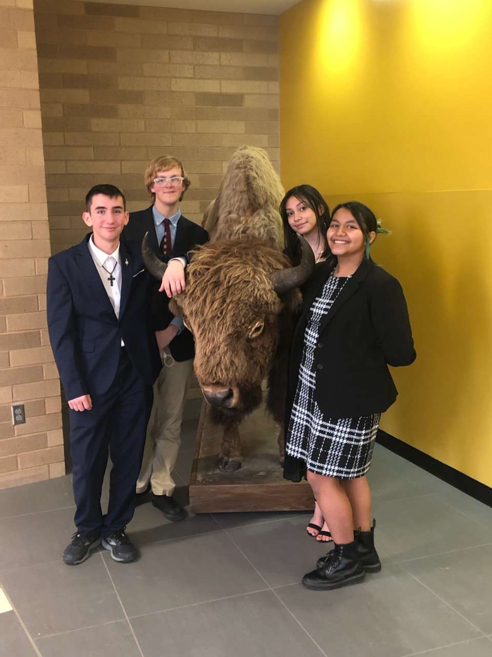 The GBHS debaters earning 6th place at state were Malachi Wasson, Isaiah Smith, Milena Carbajal and Alondra Alvarez.