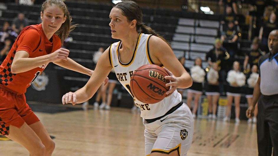 FHSU's Lauren West (C0urtesy FHSU Athletics, Nicole Heitmann)