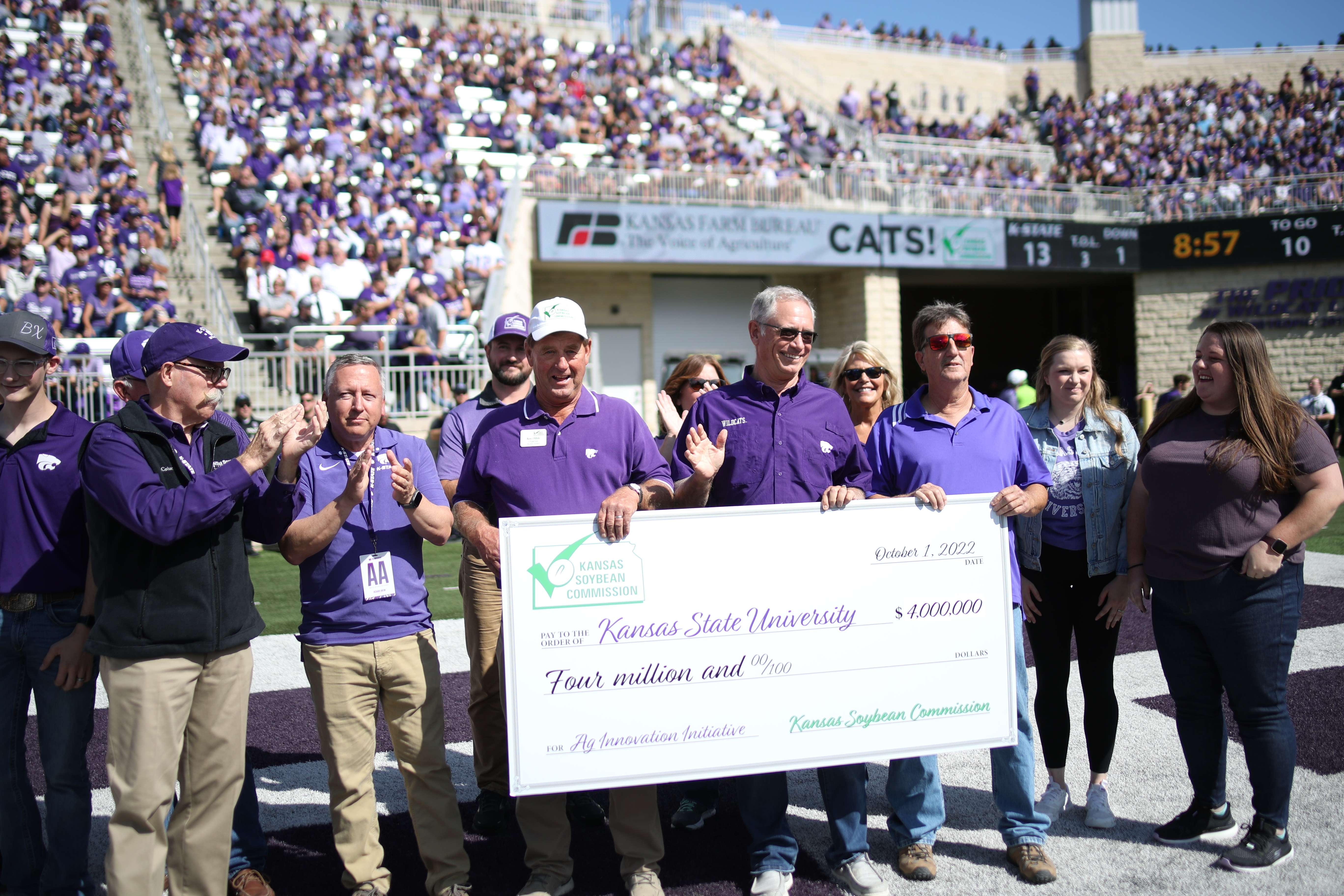 KS Soybean Comm gives to KSU