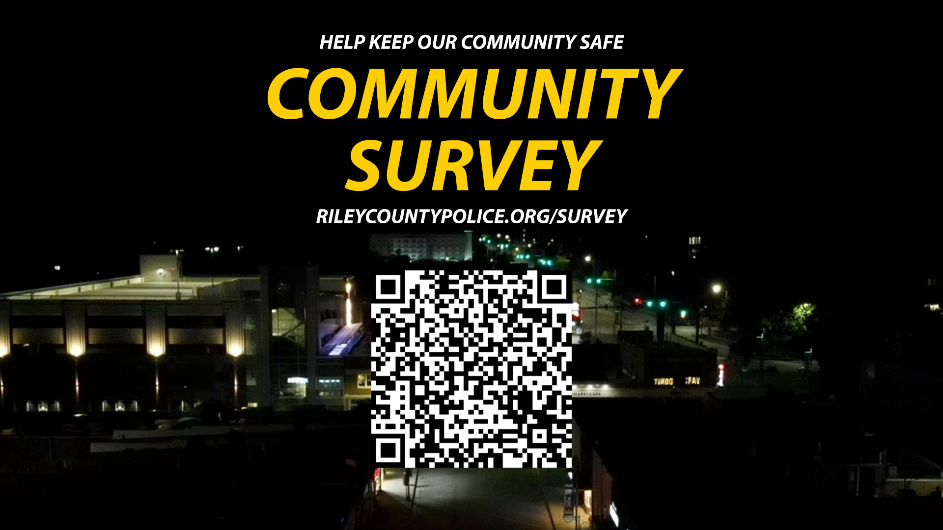 Riley County PD Community Survey QR code