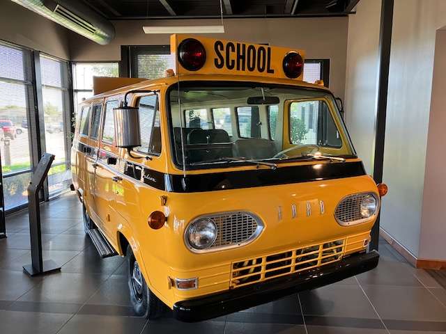 One of the first type A buses that eventually became&nbsp; commonplace for Collins Industries.