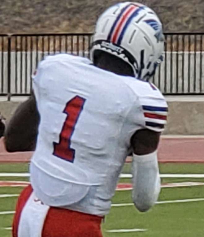 Malik Benson caught four passes for 75 yards and a touchdown Saturday. Benson is Hutchinson's all-time receiving leader.
