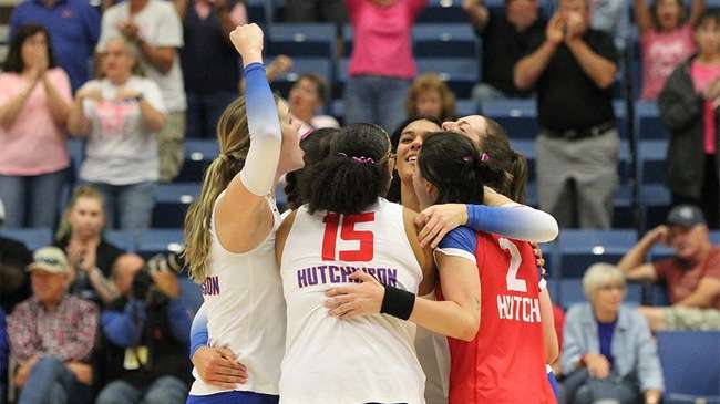 Blue Dragons volleyball is ranked No. 19 in this week's NJCAA national rankings. (Billy Watson/Blue Dragons Sports Information)<br>