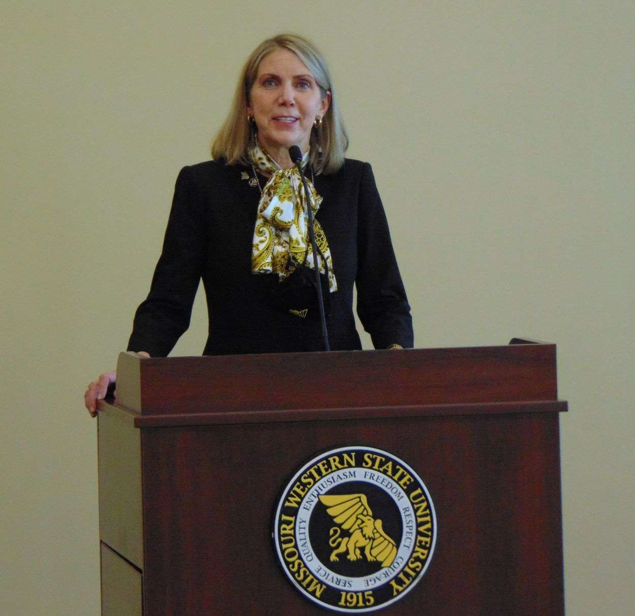 MWSU President Elizabeth Kennedy/file photo