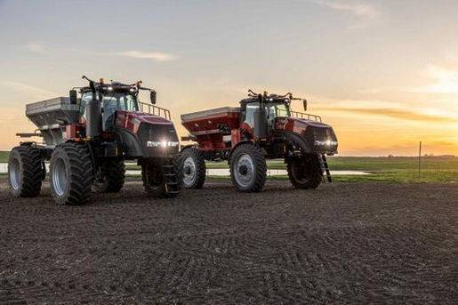 The Case IH Trident 5550 applicator with Raven Autonomy allows for one or more driverless machines in the field without an operator present in the cab, providing the flexibility of full control in or out of the cab. (Courtesy photo.)