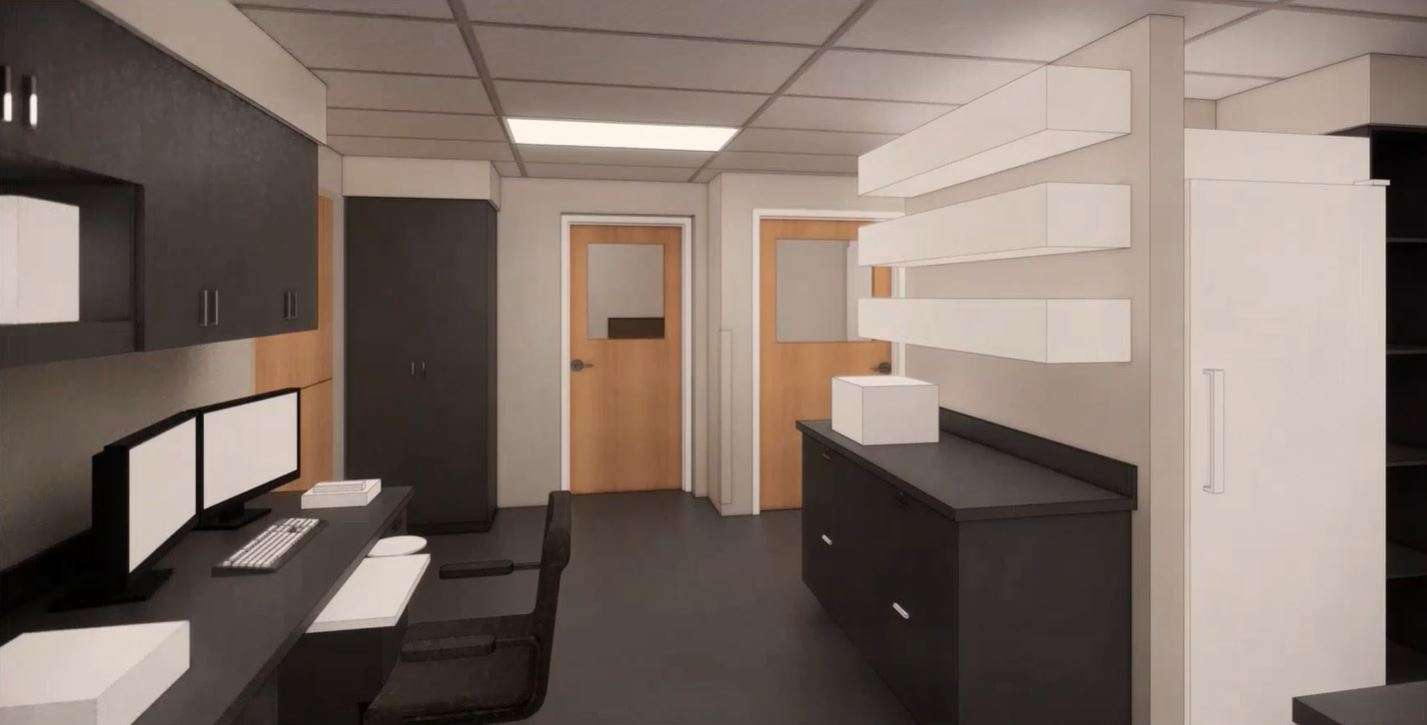 Clara Barton Medical Center’s pharmacy department celebrated National Pharmacy Week with grateful hearts as their newly expanded and renovated space nears completion. Thanks to the efforts of the Clara Barton Foundation and community benefactors, these renderings will be a reality in just a few short weeks.