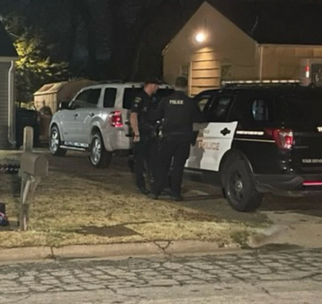 Police took one individual into custody for an interview and released them, according Lt. Donna Eubanks. -photo courtesy WIBW-TV