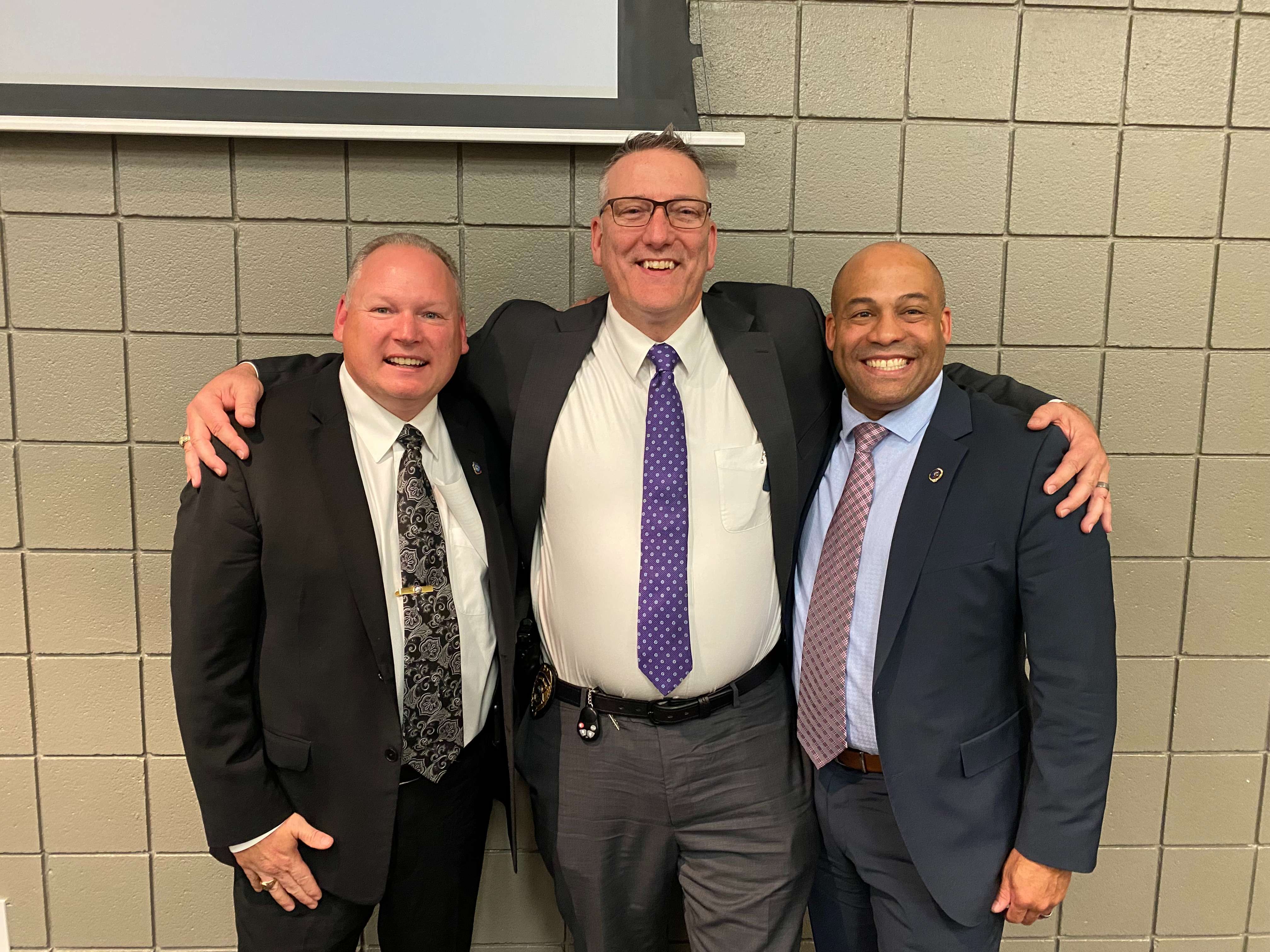 Finalists for RCPD Director position(from left to right): Mathies, Kyle and Peete