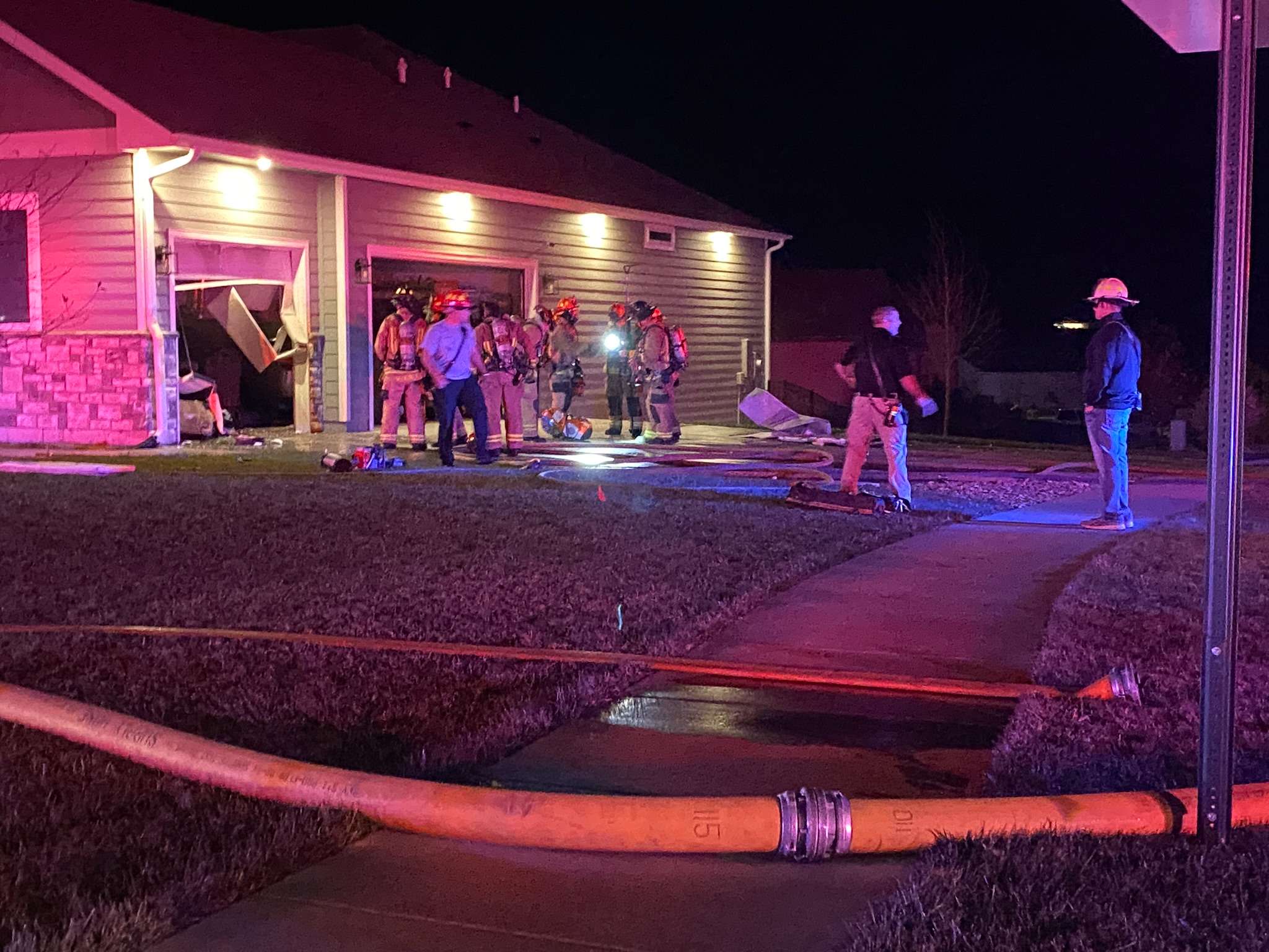 MFD at structure fire on Colbert Hills Drive
