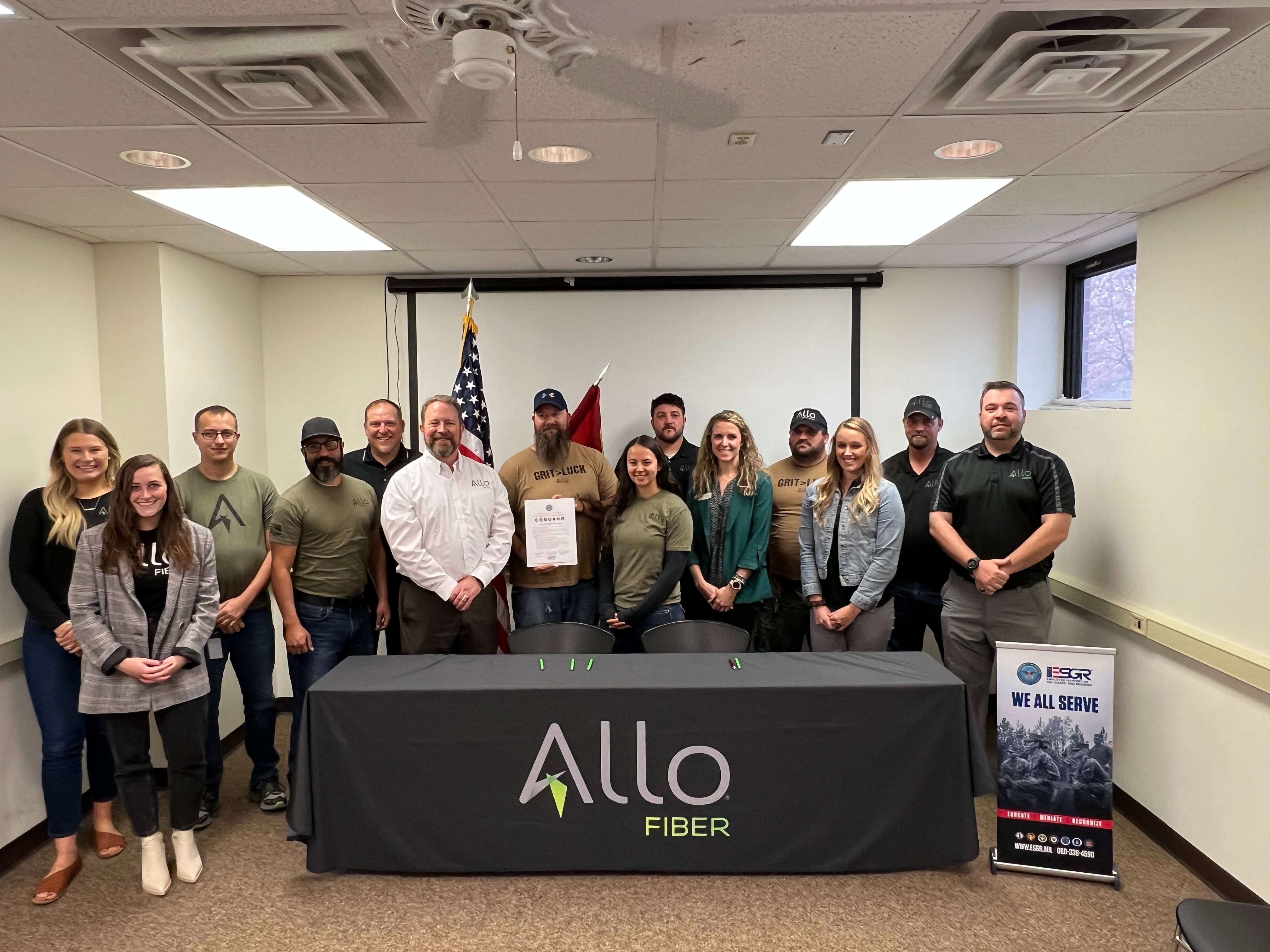 Allo commits to continued support of employees serving in Guard, Reserves