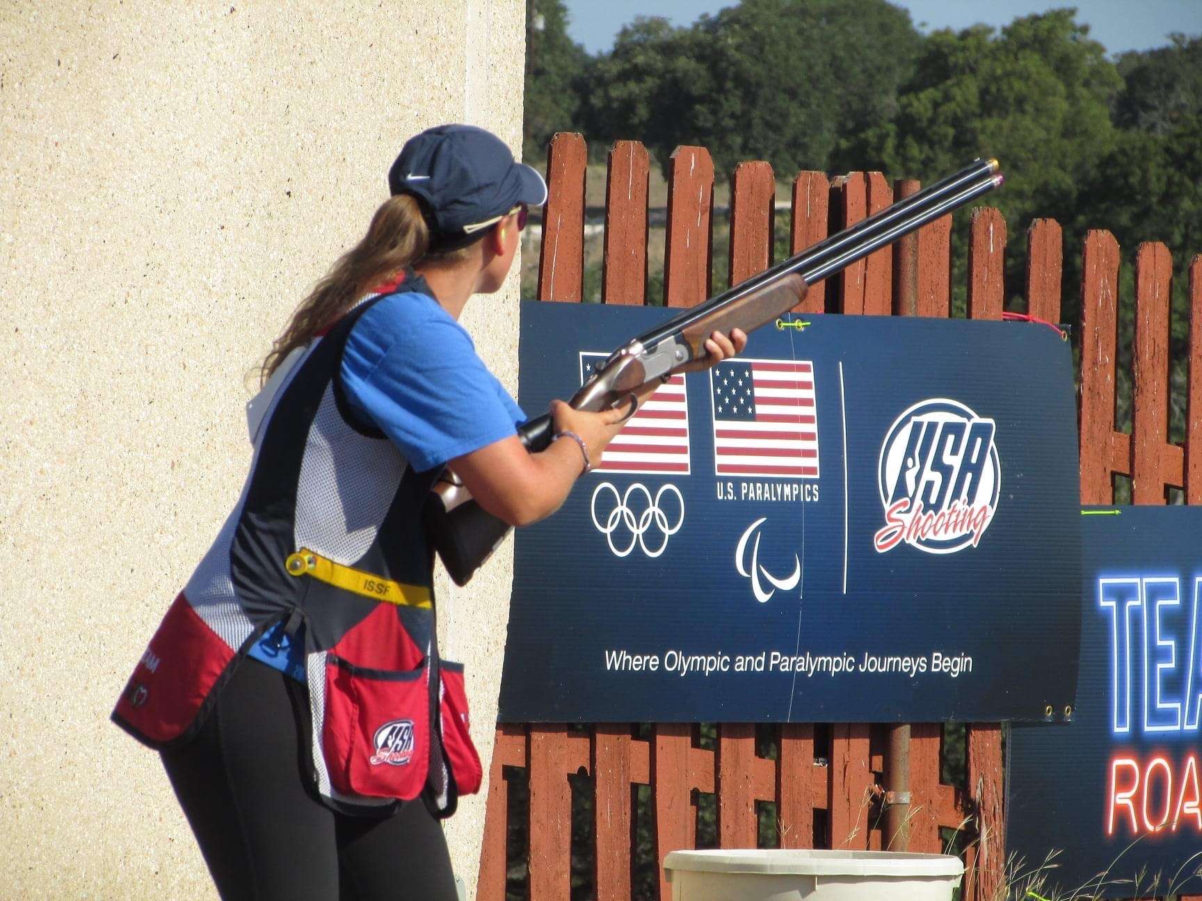 Escritt dreams of making the Olympic shooting team by the 2028 games, which will be in Los Angeles. Courtesy photo<br>