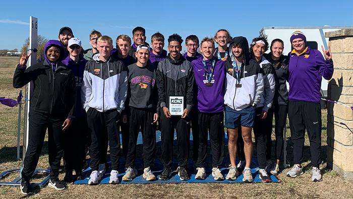 <b>The Coyote men's cross country team.</b> Photo courtesy <a href="http://kwucoyotes.com/">kwucoyotes.com</a>