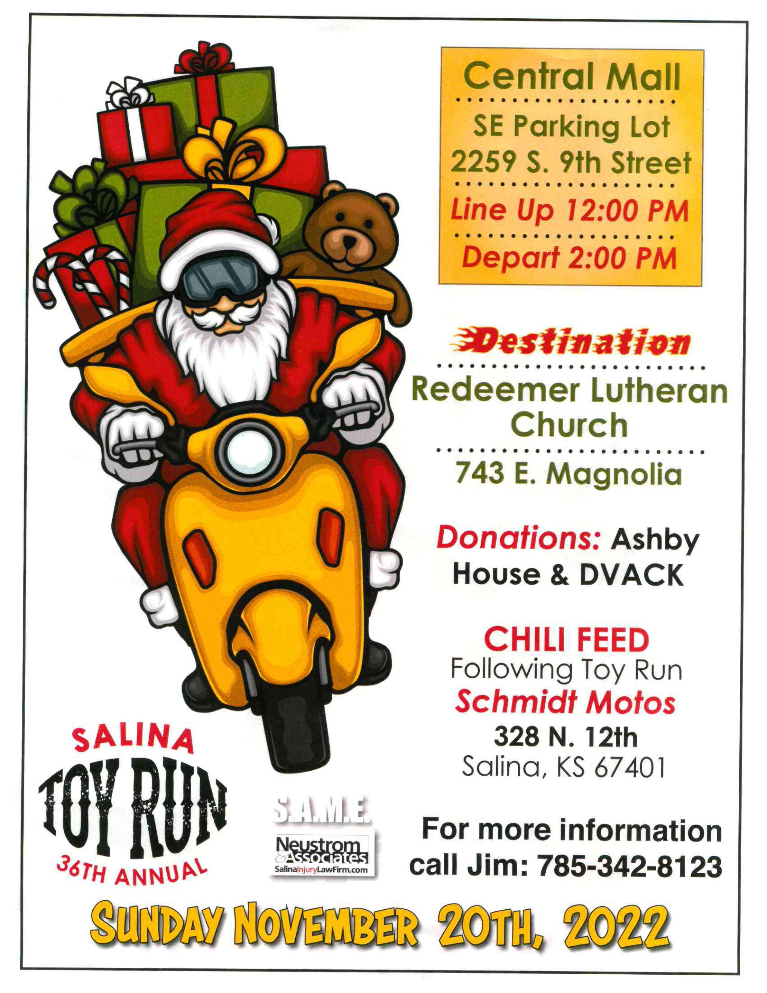 100s of motorcyclists expected for 36th annual Salina Toy Run