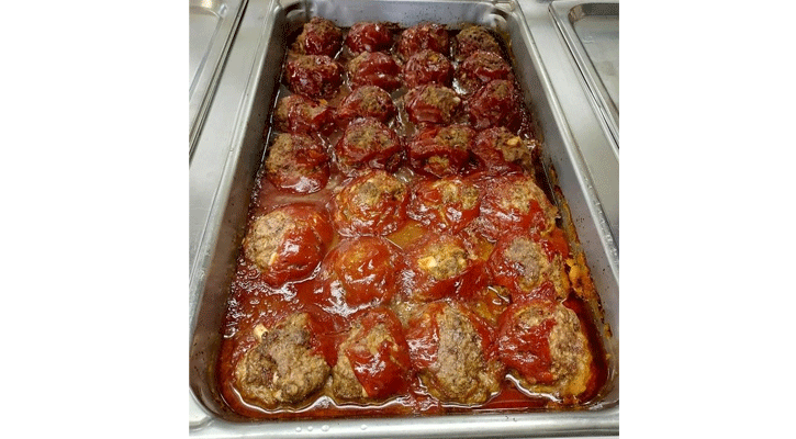 Birdwood Beef was served in a meal for Hershey Public Schools teachers catered by the Lunchtime Solutions team last month. The BBQ sauce on the meatballs was Kim Lows’ family recipe! (Kim Lows, Lunchtime Solutions)