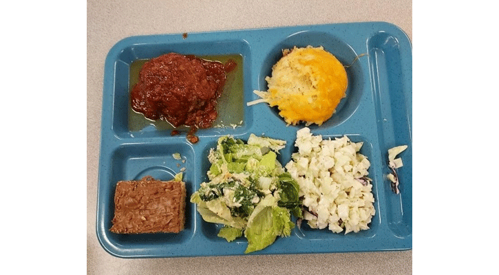 Birdwood Beef was served in a meal for Hershey Public Schools teachers catered by the Lunchtime Solutions team last month. The meal included BBQ meatballs, hashbrown casserole, Caesar salad, coleslaw, and scotcheroos for dessert. (Kim Lows, Lunchtime Solutions)