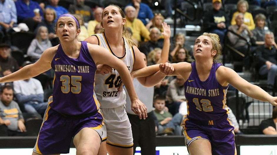 FHSU's Jessie Sallach scored a season-high 10 points in the Tigers loss to #15 Minnesota State Friday at Gross Memorial Coliseum. (FHSU Athletics photo/Nicole Heitmann)