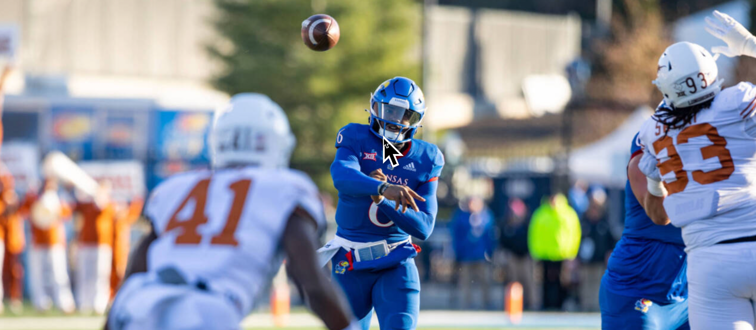 KU vs Texas on Senior Day in Lawrence
