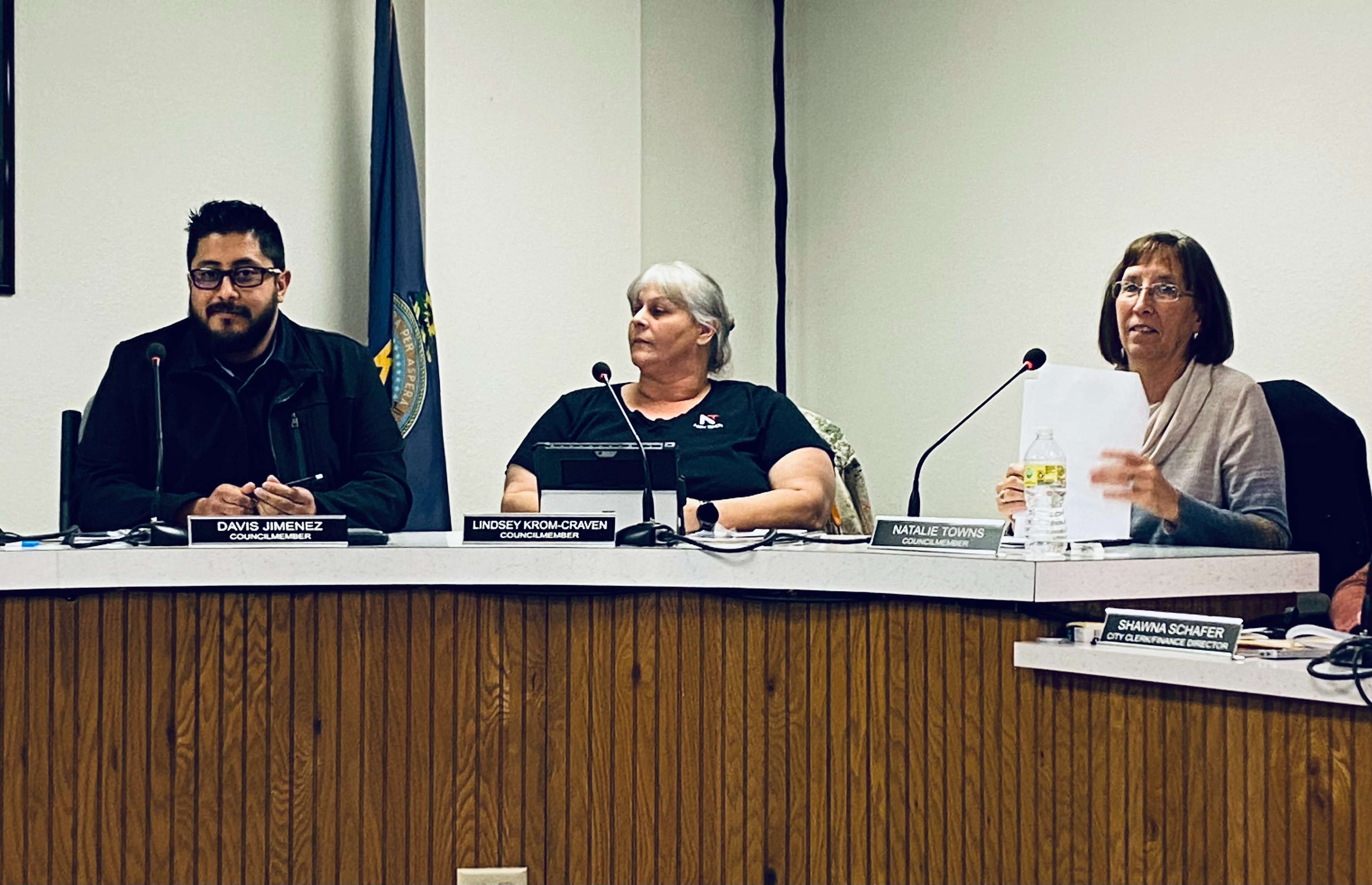 Great Bend City Council members Davis Jimenez, Lindsey Krom-Craven and Natalie Towns are in favor of finding incentives, possibly compensation, for elected officials.