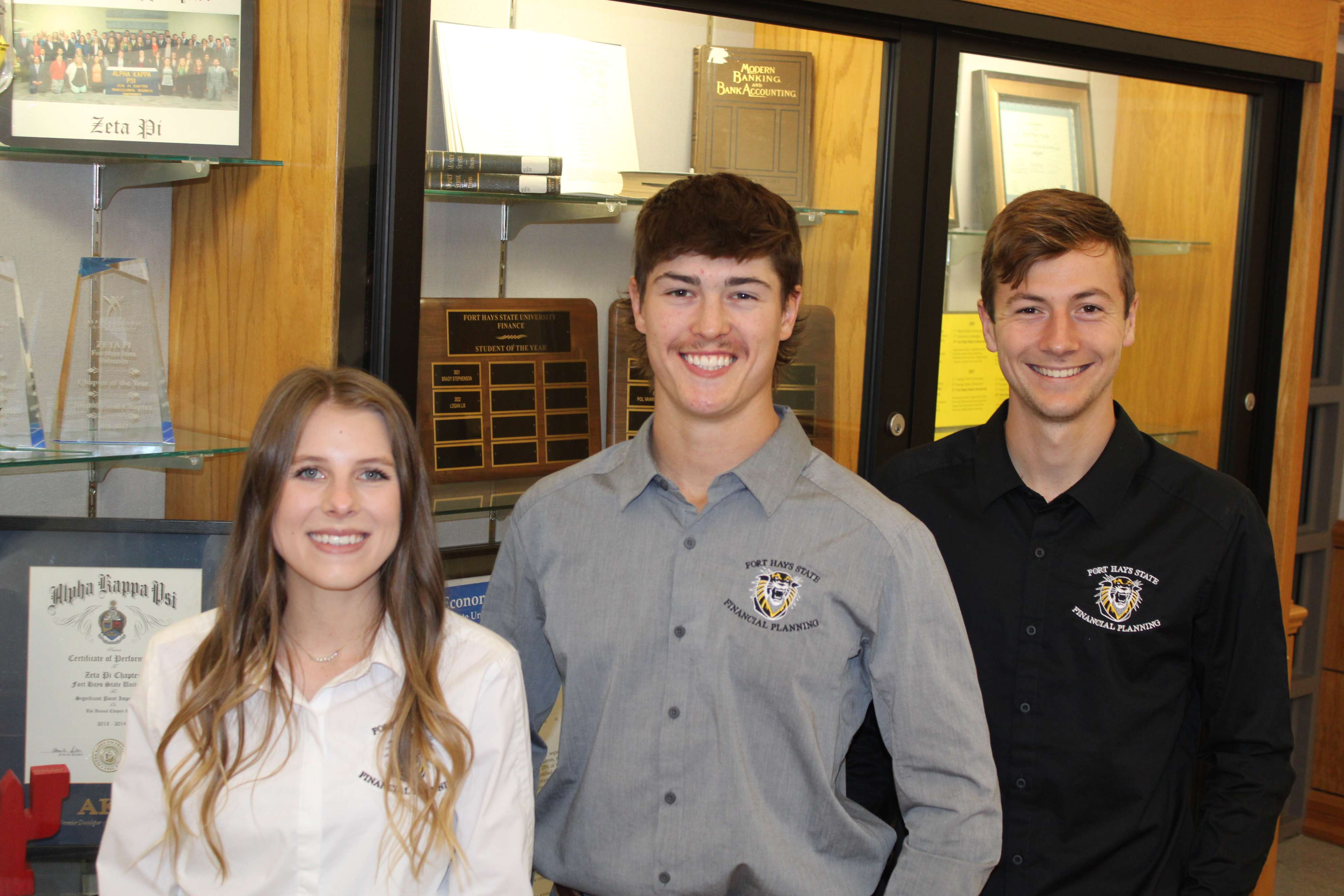 <b>The FHSU financial planning team. </b>Photo courtesy FHSU
