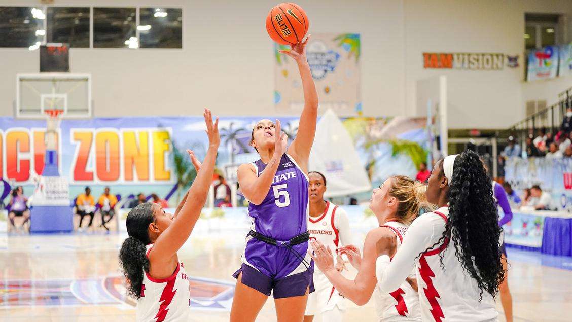 K-State WBB in St. Thomas, U.S. Virgin Islands vs Arkansas