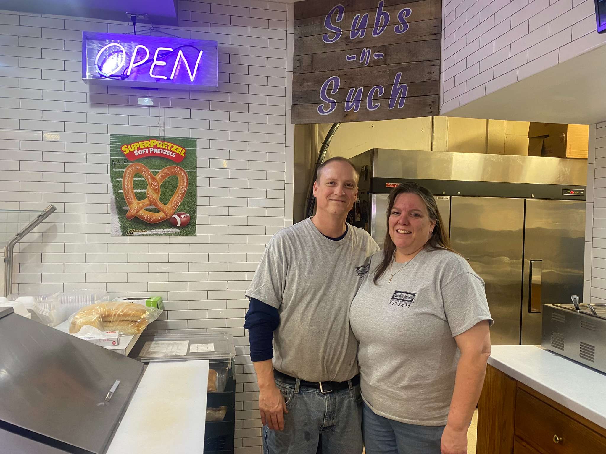 Subs-N-Such owners Darrin and Paula Frey