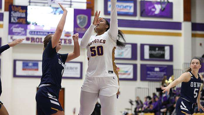 <b>Coyotes' Tylieea Wallace. </b>Photo courtesy <a href="http://kwucoyotes.com">kwucoyotes.com</a>