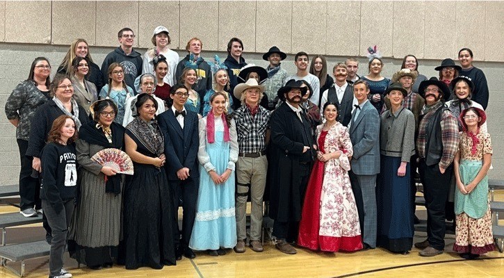 On Wednesday, the Paxton Consolidated Schools one-act team performed "West of Pecos" at the D-1 State Championships in Norfolk. (Facebook)