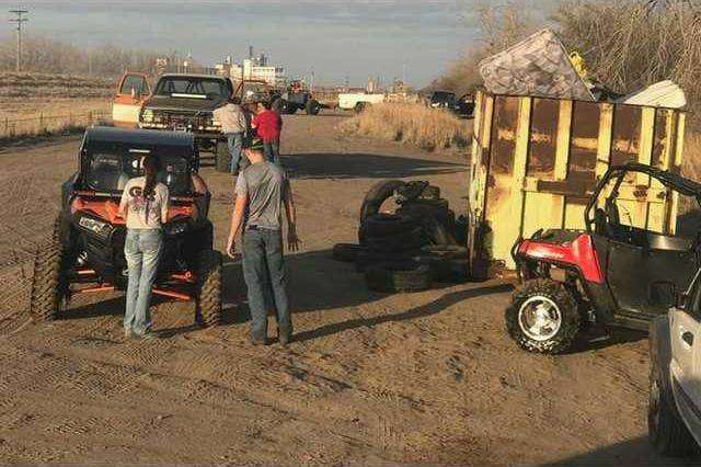 Some 60 members of the Great Bend River Rats were part of a large-scale volunteer cleanup operation at the Arkansas River in 2017.