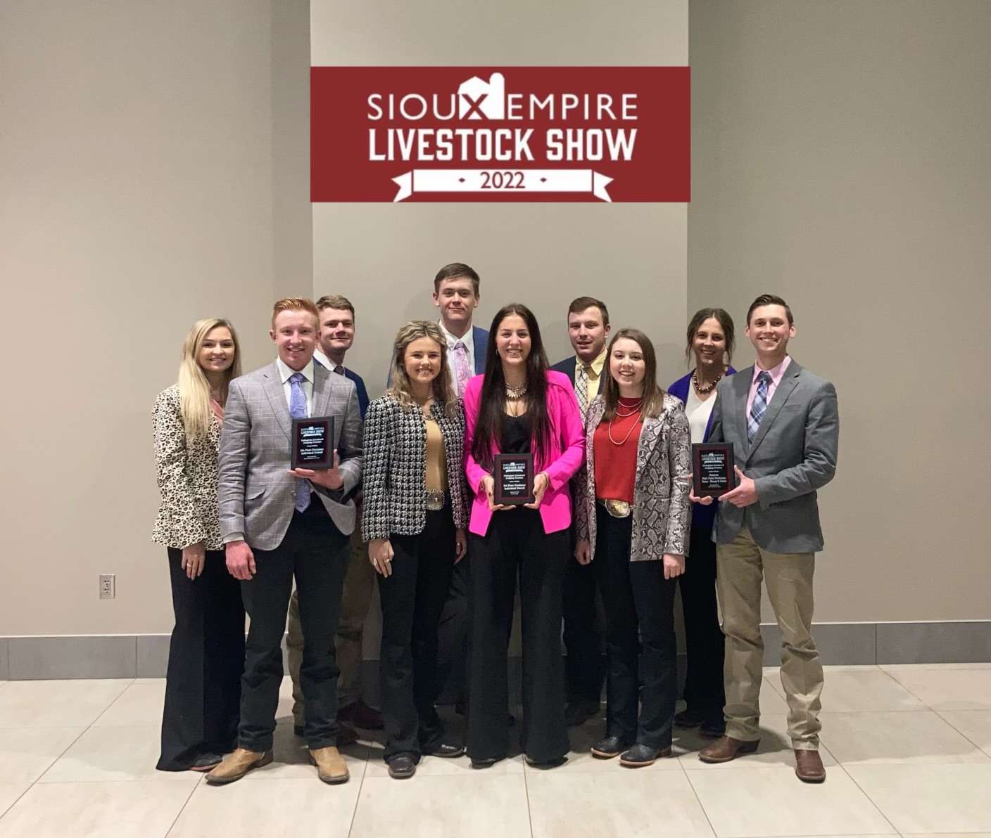 The freshmen team members include (from left to right in the photo): Back row: Kinley Siemens, Buhler, KS; Dillon Knepp, Lincolnville, KS; Wyatt Lange, Clyde, KS; Ryan Borer, Buchanan, VA; Emma Balisky, Grande Prairie, Alberta. Front row: Emmitt Meyring, Steamboat Springs, CO; Lindsey Lehman, Mt. Vernon, IL; Bridget Weller, Zeeland, MI; Ashlyn Robinson, North Platte, NE; Guy Wright, Ignacio, CO. Not pictured: Makayla Talley, Craigsville, VA.