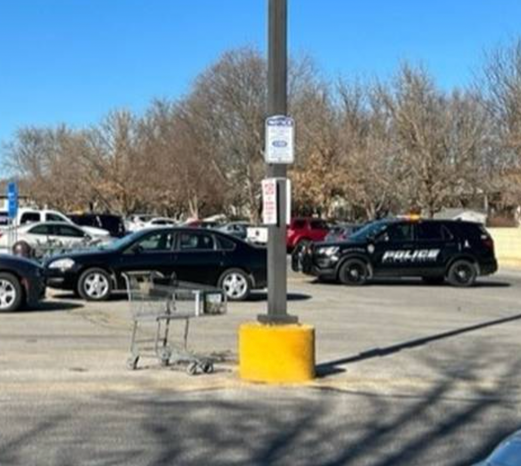 Police on the scene of the shooting investigation -photo courtesy KWCH