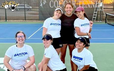 <b>Barton women's tennis at the 2022 Collin College Super Bash-Barton Athletics</b>