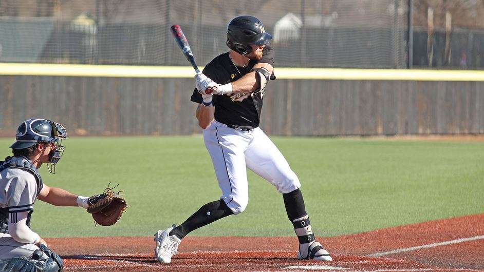 Grant Schmidt hit two home runs Sunday but the Tigers were swept by Drury in Ozark, Mo. (Courtesy FHSU Athletics, Ryan Prickett)