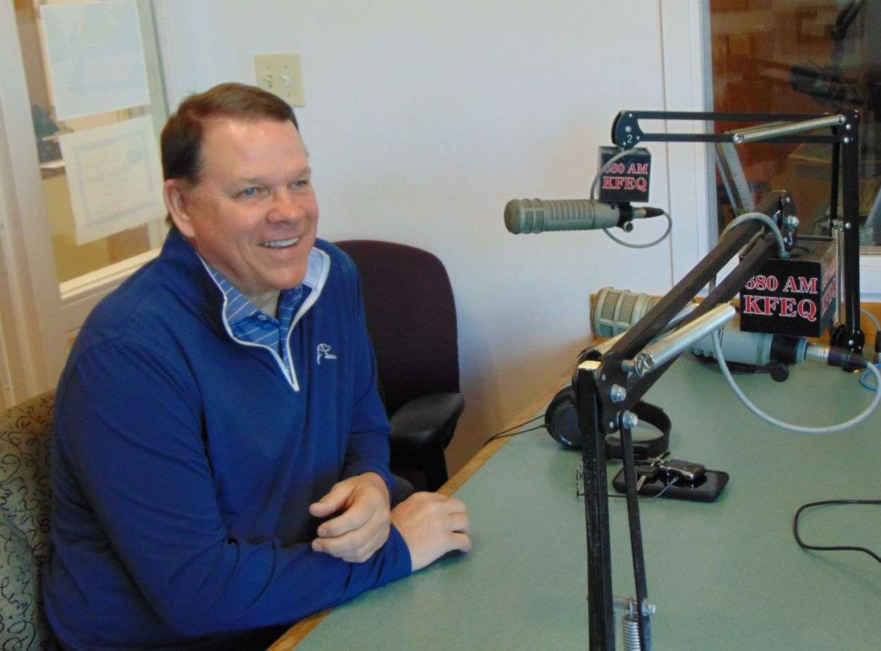 Congressman Sam Graves on the KFEQ Hotline/Photo by Brent Martin