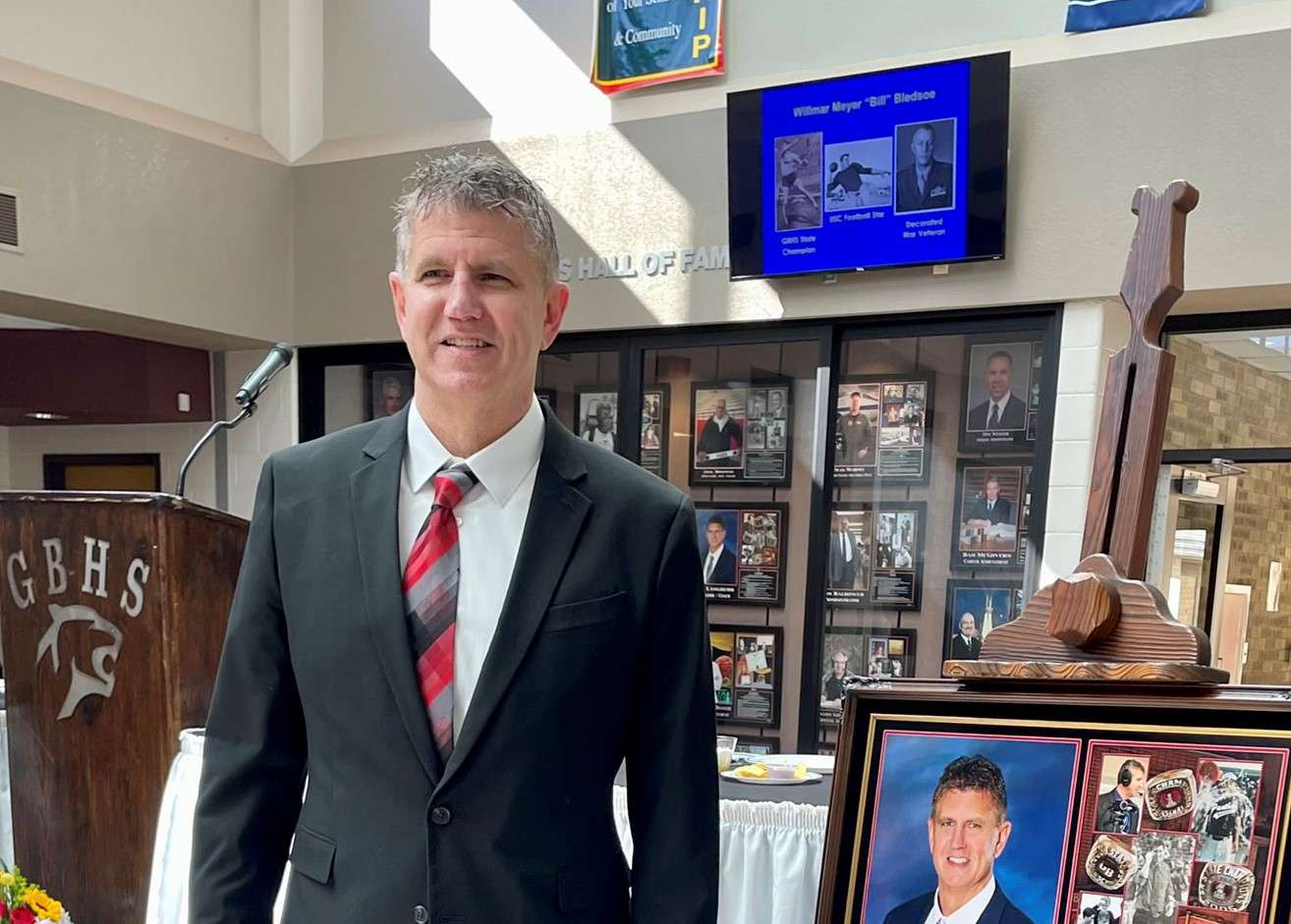 Former Great Bend High School coach and teacher Jeff Langrehr was inducted into the GBHS Hall of Fame in 2022. Tonight, he will be inducted into the Kansas Association of Baseball Coaches Hall of Fame in Manhattan.