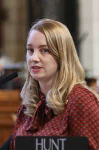 State Sen. Megan Hunt of Omaha (Courtesy of Unicameral Information Office)