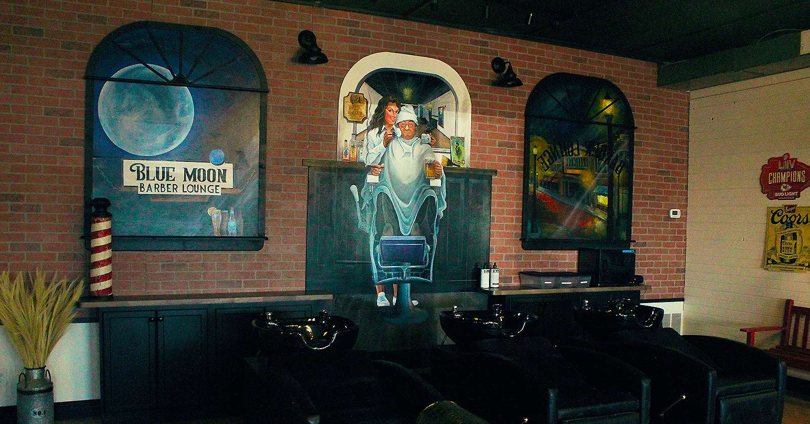 Cut, shave and a beer Blue Moon Barber Lounge set to open Monday in Hays