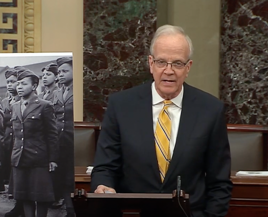 The 422-0 vote late Monday follows a long-running campaign to recognize the 6888th Central Postal Directory Battalion. The Senate passed the legislation last year-photo courtesy Senator Moran