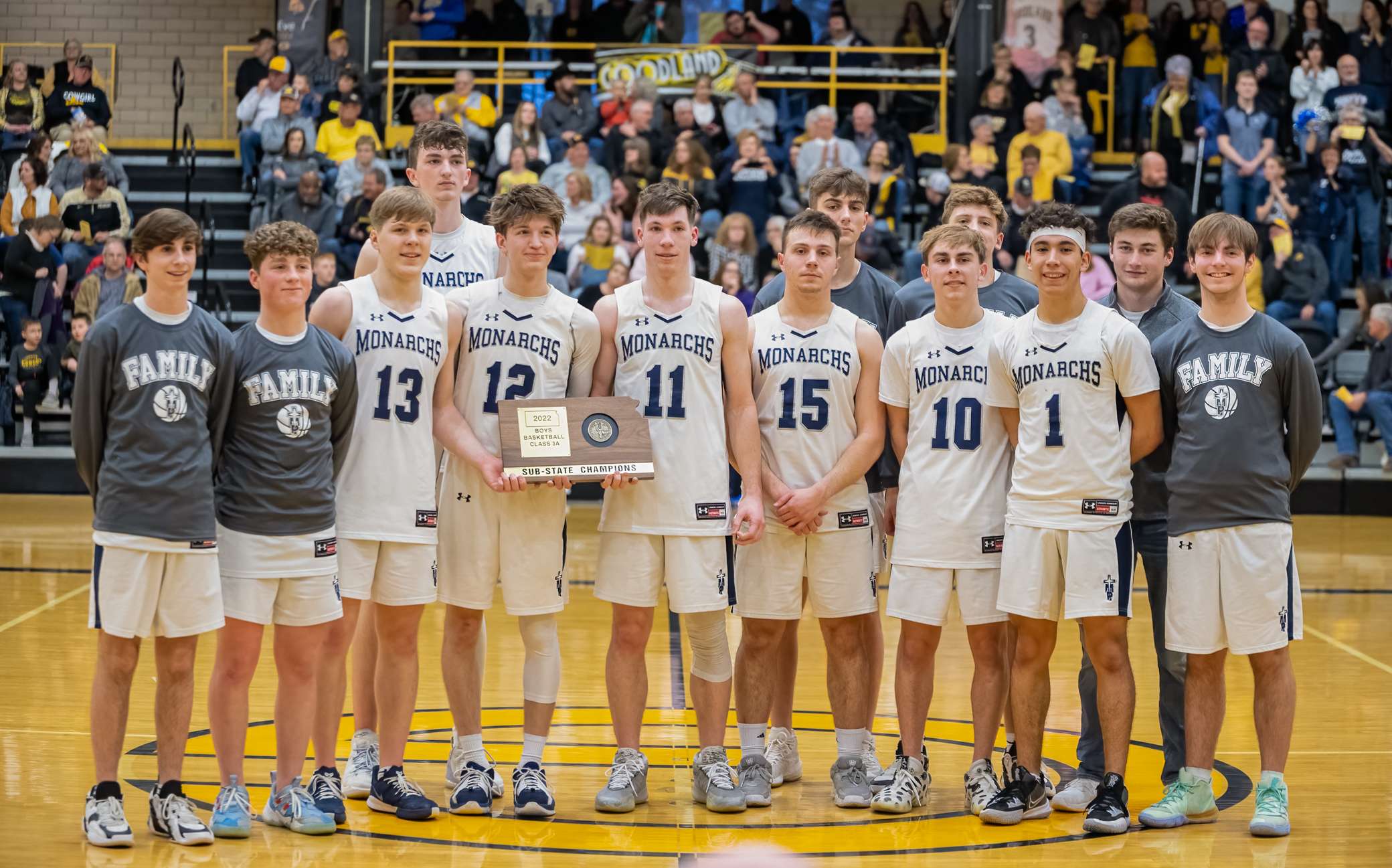 TMP claimed their second straight sub-state championship Saturday with a win over Norton.&nbsp;(Courtesy Bluejay Athletics)